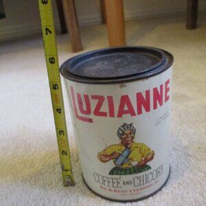 FINAL SALE! Vtg Luzianne Coffee Tin/Can RARE!!